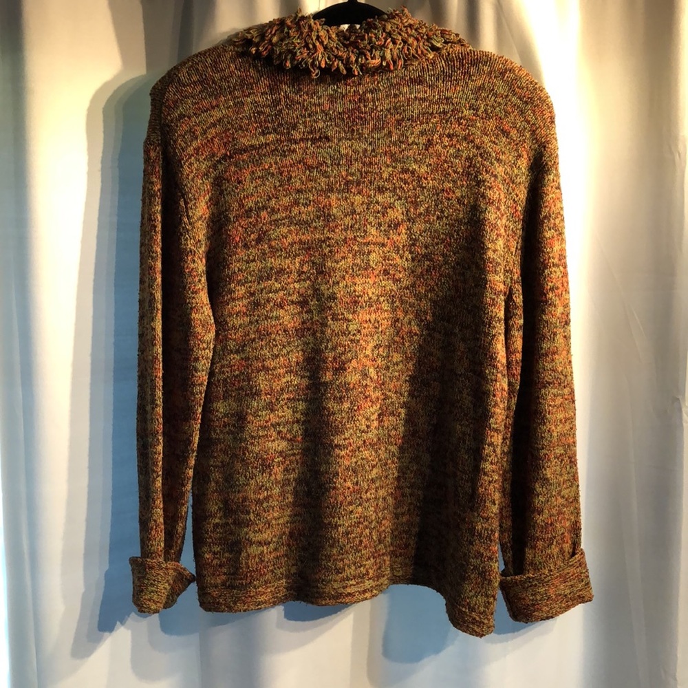 Vintage Gantos Zippered Cardigan Sweater - XL - Picture 5 of 5